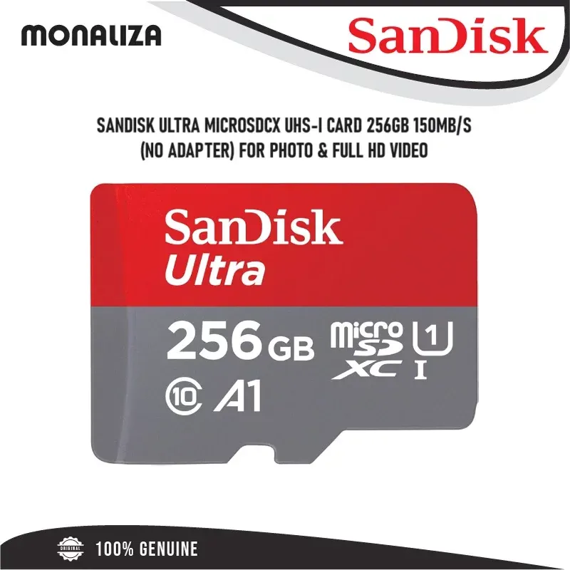 کارت حافظه MicroSDXC سن دیسک Ultra U1 A1 C10 ظرفیت 256 گیگابایت — تصویر ۴
