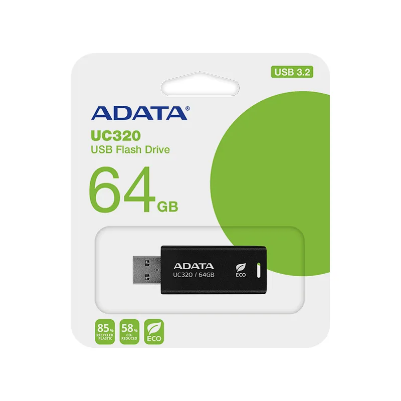 فلش مموری USB3.2 ای دیتا مدل UC320 ظرفیت 64 گیگابایت