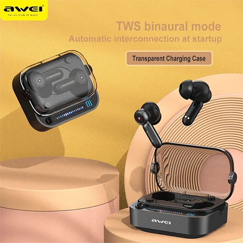 هندزفری بلوتوثی اوی مدل Awei T58 ANC — تصویر ۶