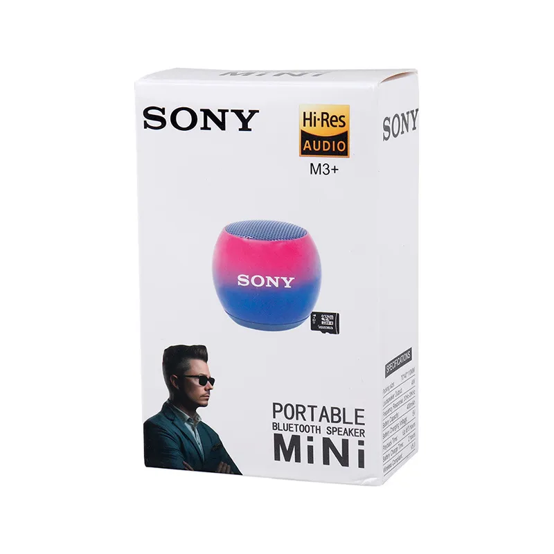 اسپیکر بلوتوثی قابل حمل سونی مدل Mini M3 Plus – آبی — تصویر ۶