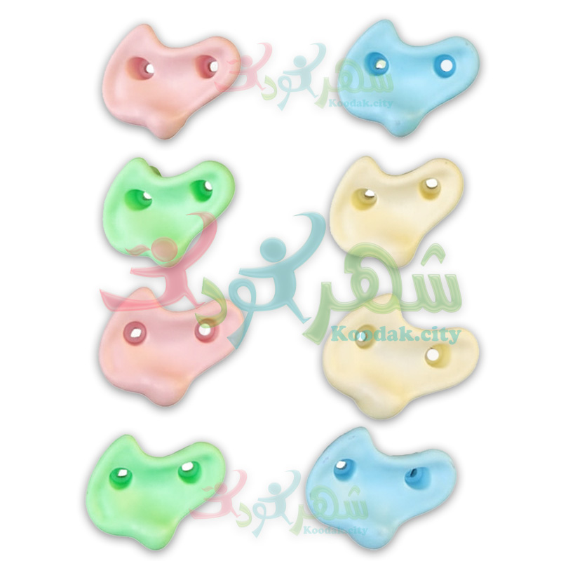گیره صخره نوردی پلی اتیلنی دو پیچ — تصویر ۲