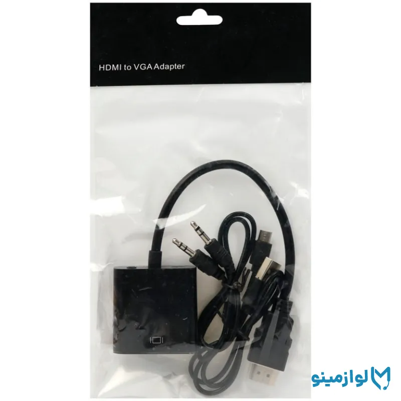 تبدیل HDMI به VGA پاوردار مناسب کنسول بازی برند لوازمینو — تصویر ۲