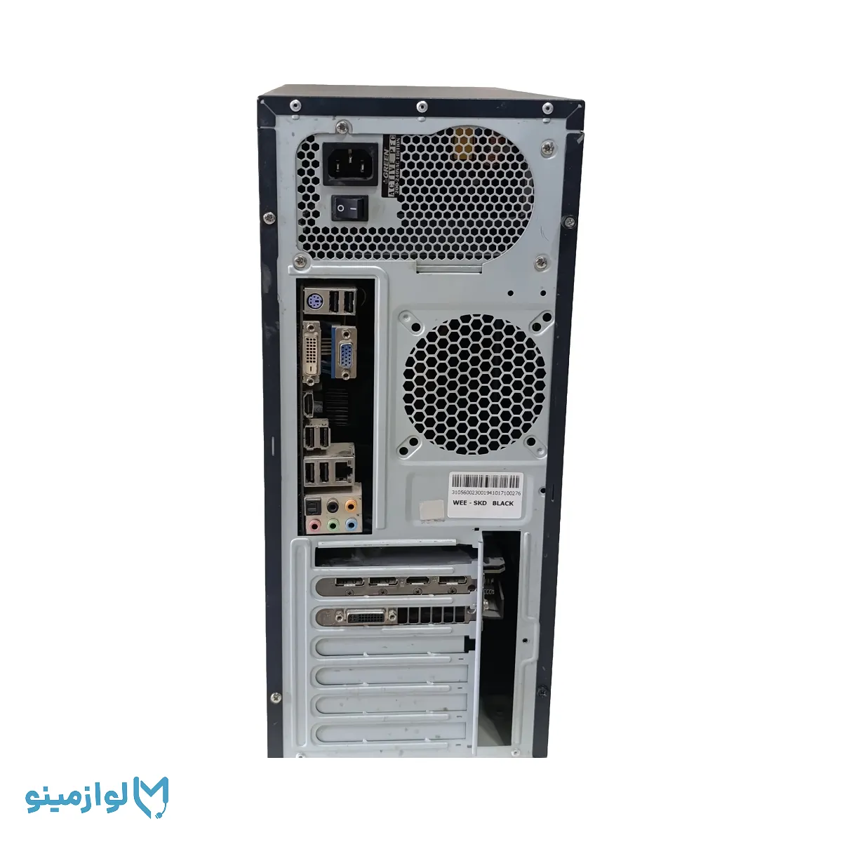 کیس کامپیوتر استوک رومیزی Intel Core i5 3470 – 12GB RAM – 256GB SSD – GTX 960 — تصویر ۳