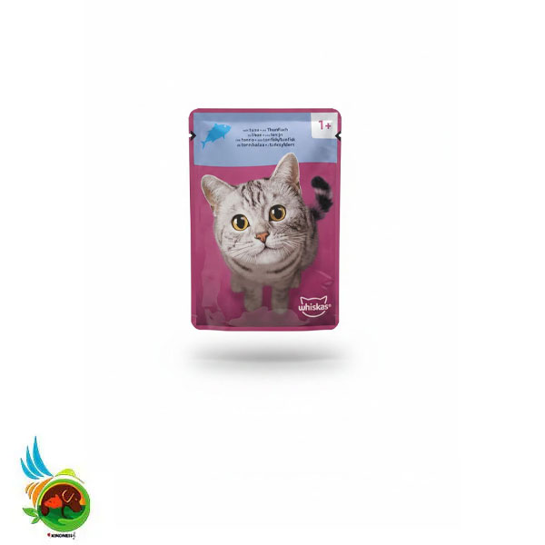 پوچ گربه ویسکاس با طعم ماهی تن Whiskas with tuna وزن 85 گرم — تصویر ۲