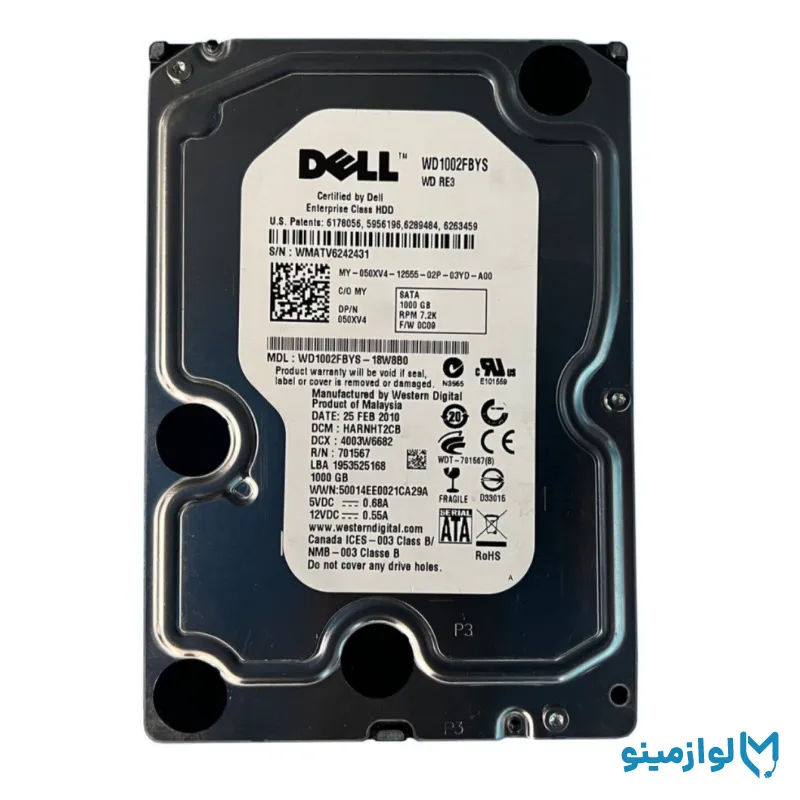 هارد اینترنال وسترن دیجیتال 1 ترابایت استوک – Western Digital WD1002FBYS 1TB HDD