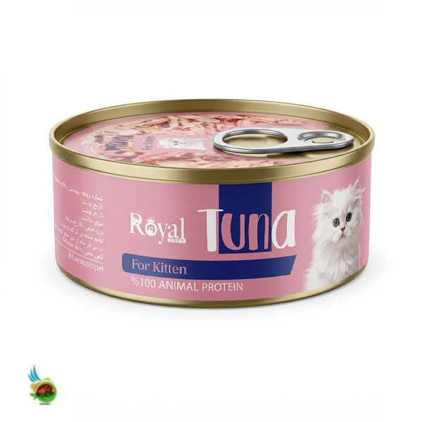 کنسرو نچرال بچه گربه رویال کوکو با طعم تن Royal coco tuna for kitten وزن ۱۰۰ گرم — تصویر ۲