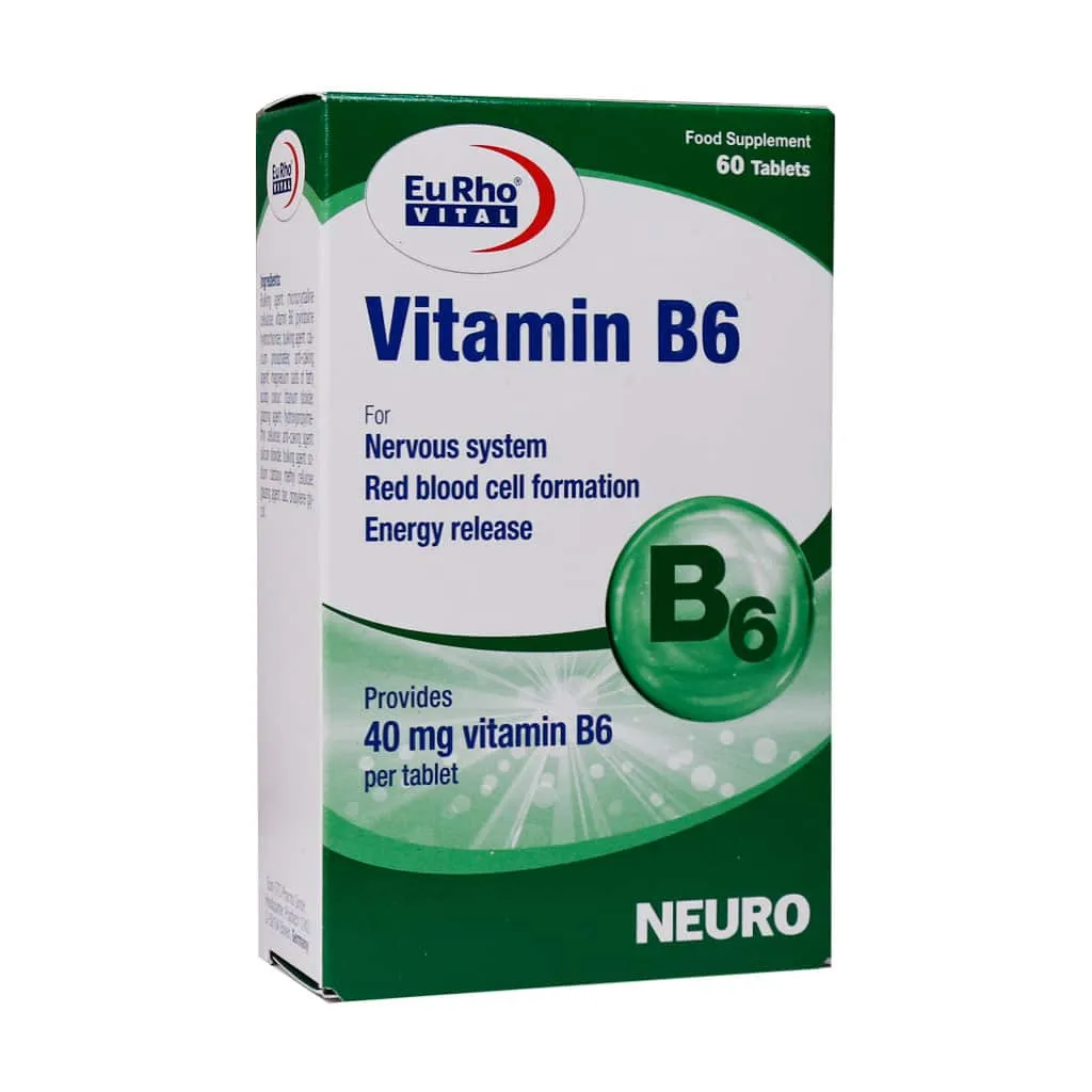 قرص ویتامین B6 یوروویتال/Eurho Vital Vitamin B6
