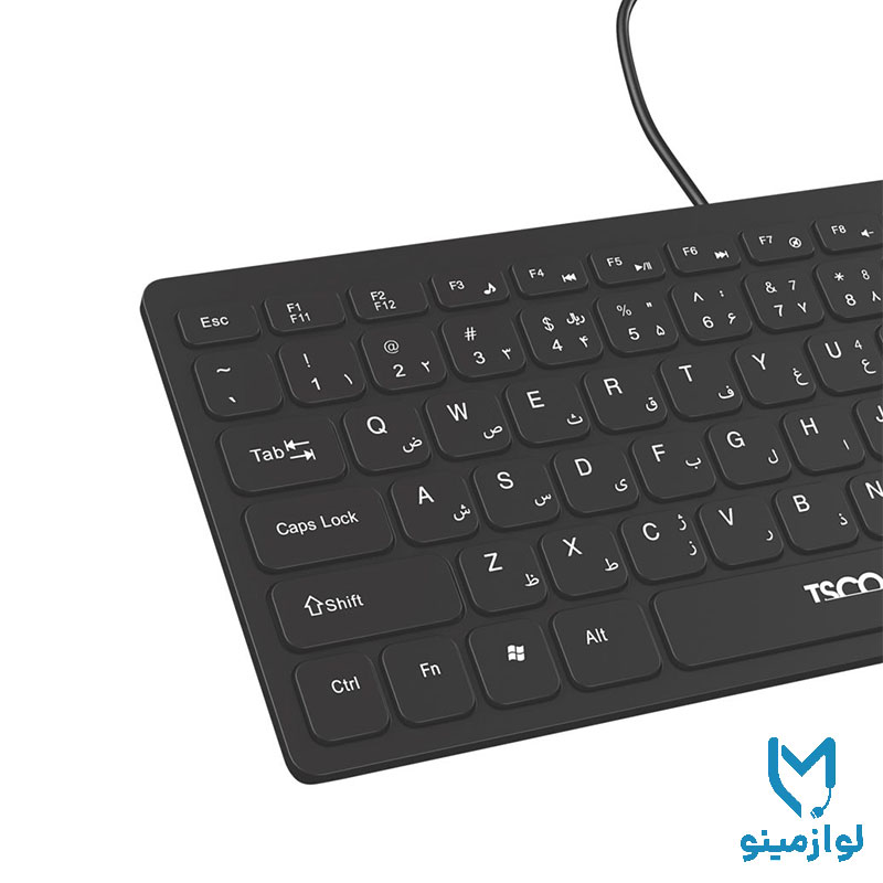 کیبورد تخت سیمی تسکو مدل TK 8037 — تصویر ۴