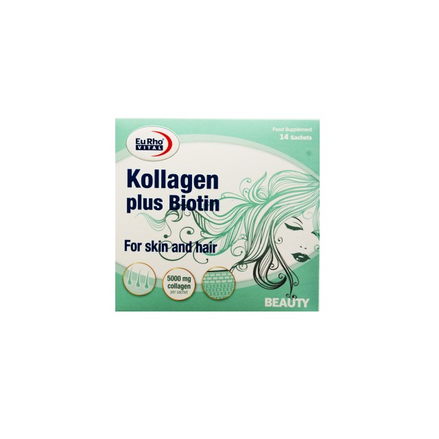 ساشه کلاژن پلاس بیوتین یورو ویتال/KOLLAGEN PLUS BIOTIN EURHO VITAL