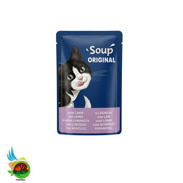 سوپ گربه فلیکس طعم بره Felix soup original with lamb وزن ۴۸ گرم — تصویر ۲