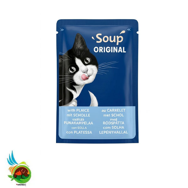 سوپ گربه فلیکس طعم ماهی پلایس Felix soup original with plaice وزن ۴۸ گرم — تصویر ۲