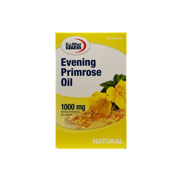 کپسول روغن گل مغربی یورو ویتال/EVENING PRIMEROSE OIL EURHO VITAL