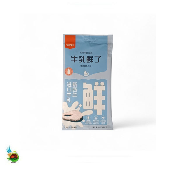 بستنی گربه ونپی طعم ماهی کاد در شیر بسته ۵ عددی