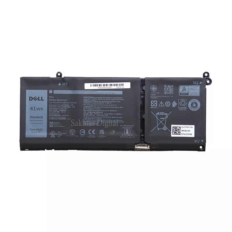 باتری اورجینال لپ تاپ دل Dell Vostro 13 5310 / 13 5320 — تصویر ۳