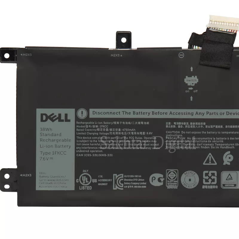 باتری اورجینال لپ تاپ دل Dell Latitude 7200 / 7210 — تصویر ۵