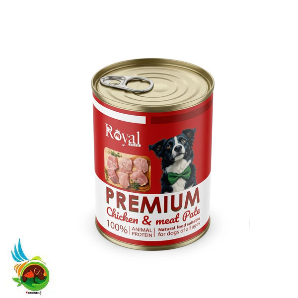 کنسرو پریمیوم پته سگ رویال کوکو طعم مرغ و گوشت Royal coco premium chicken &amp; meat pate وزن ۴۲۰ گرم — تصویر ۲