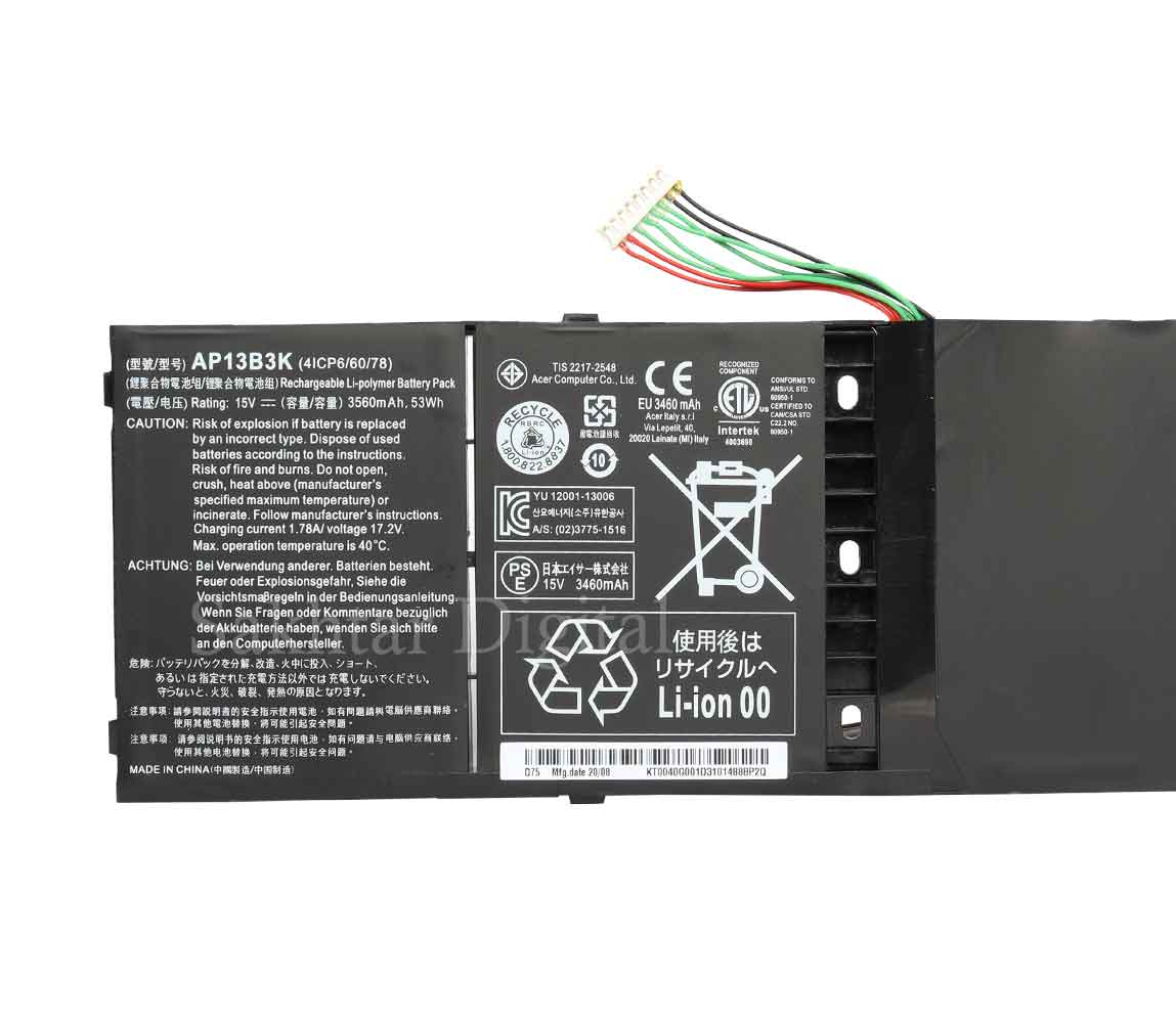 باتری اورجینال لپ تاپ ایسر Acer Aspire V5-572 / R7-572 — تصویر ۵