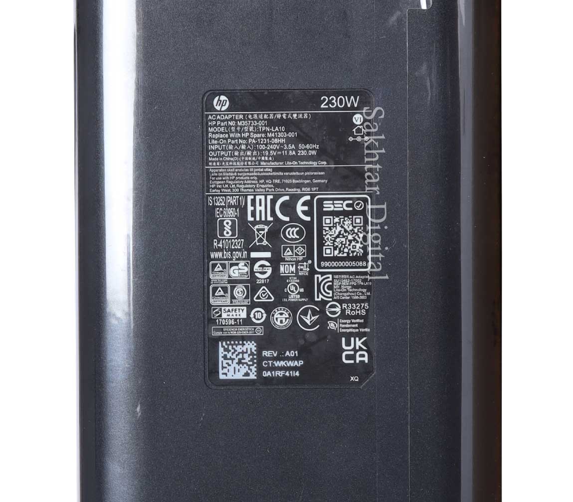 شارژر اورجینال لپ تاپ اچ پی Hp ZBook G3 G5 / Pavilion Gaming 16 — تصویر ۴