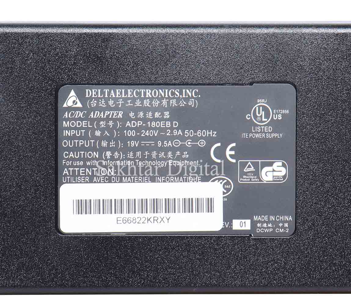 شارژر اورجینال لپ تاپ ام اس آی Delta 19V 9.5A 4PIN — تصویر ۴