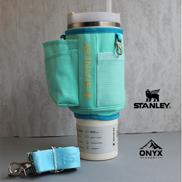 کاور استنلی تامبلر ماگ STANLEY 40 oz 1.18L رنگ سبز آبی — تصویر ۳
