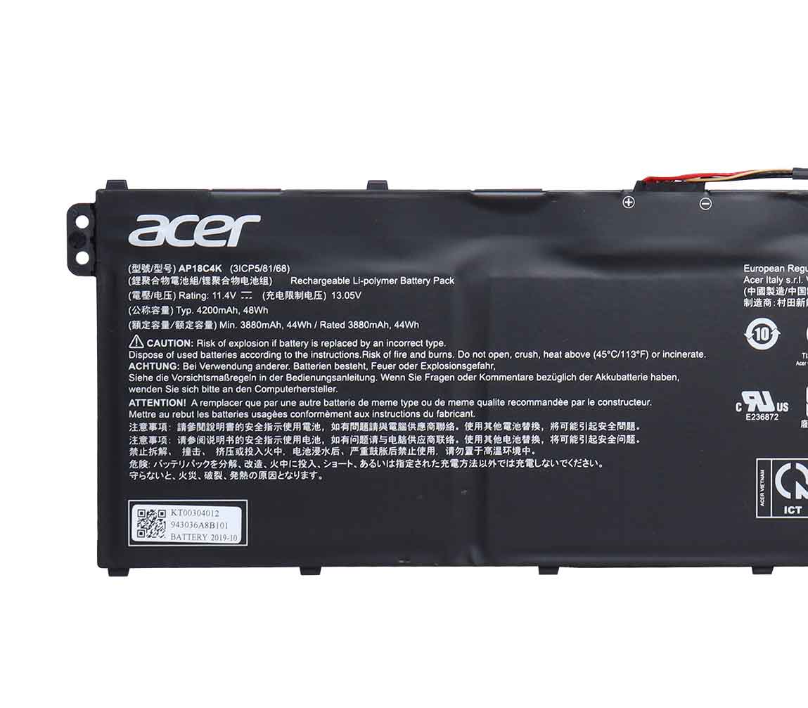 باتری اورجینال لپ تاپ ایسر Acer Aspire 3 A315 / 5 A515 — تصویر ۵