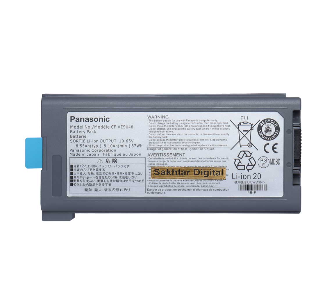 باتری اورجینال لپ تاپ پاناسونیک Panasonic Toughbook CF-30 — تصویر ۴
