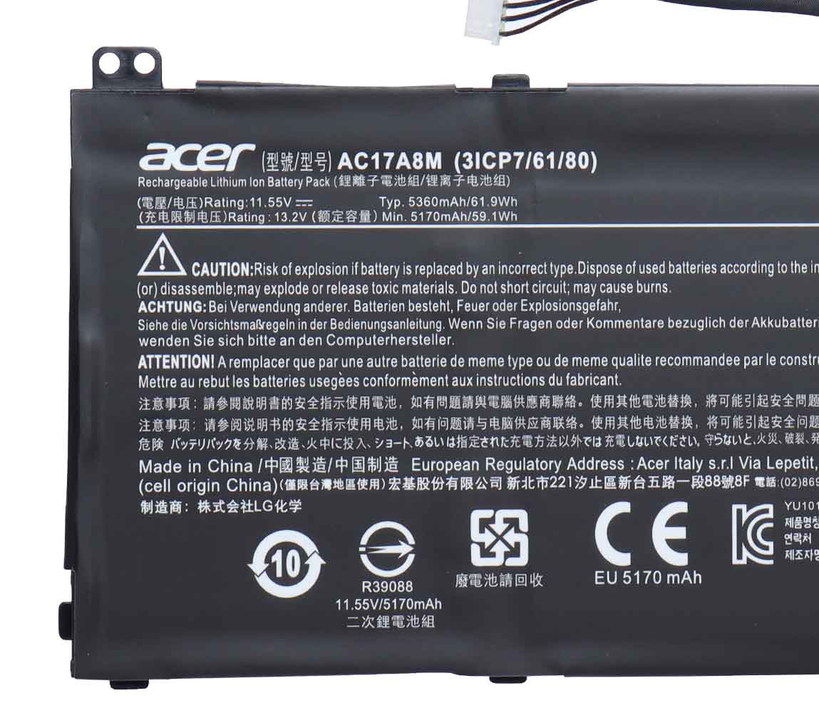 باتری اورجینال لپ تاپ ایسر Acer SPIN 3 SP314-52 — تصویر ۵