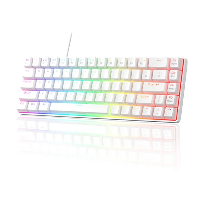 کیبورد مکانیکال گیمینگ MageGee MK-BOX RGB – White — تصویر ۳