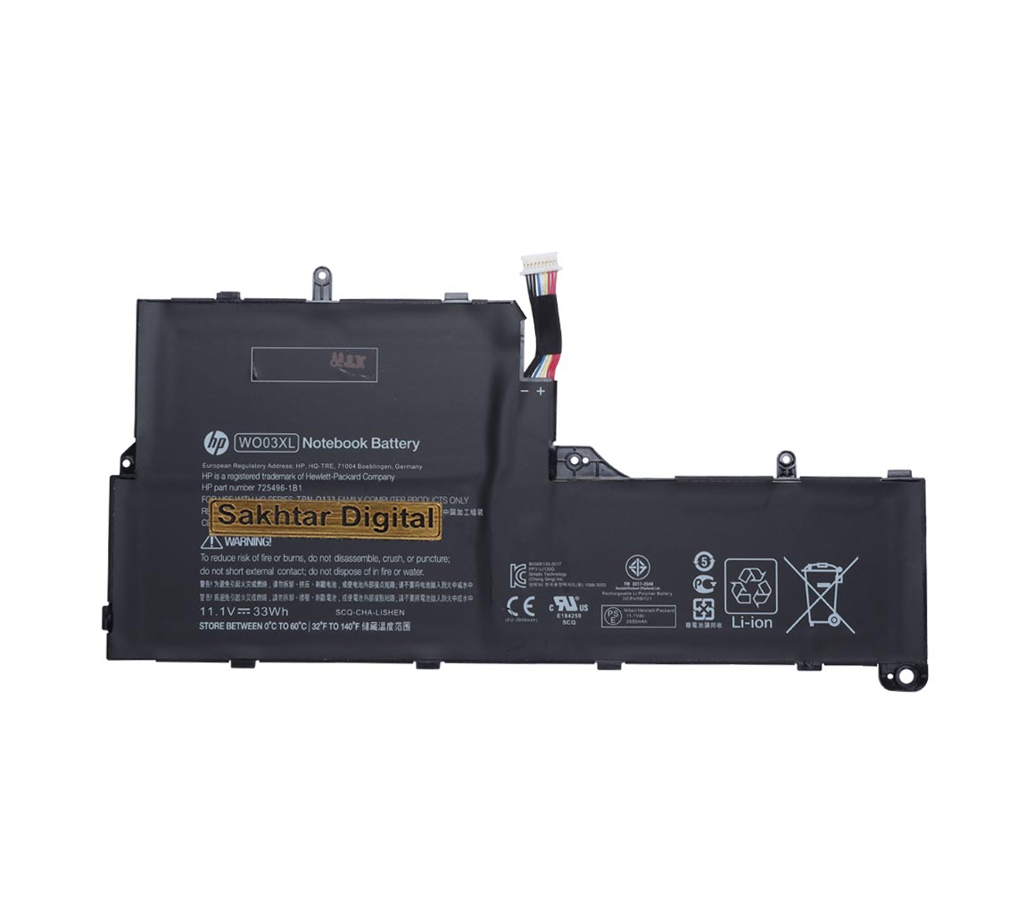 باتری اورجینال لپ تاپ اچ پی Hp Split 13-M / Pavilion X2 13 — تصویر ۳