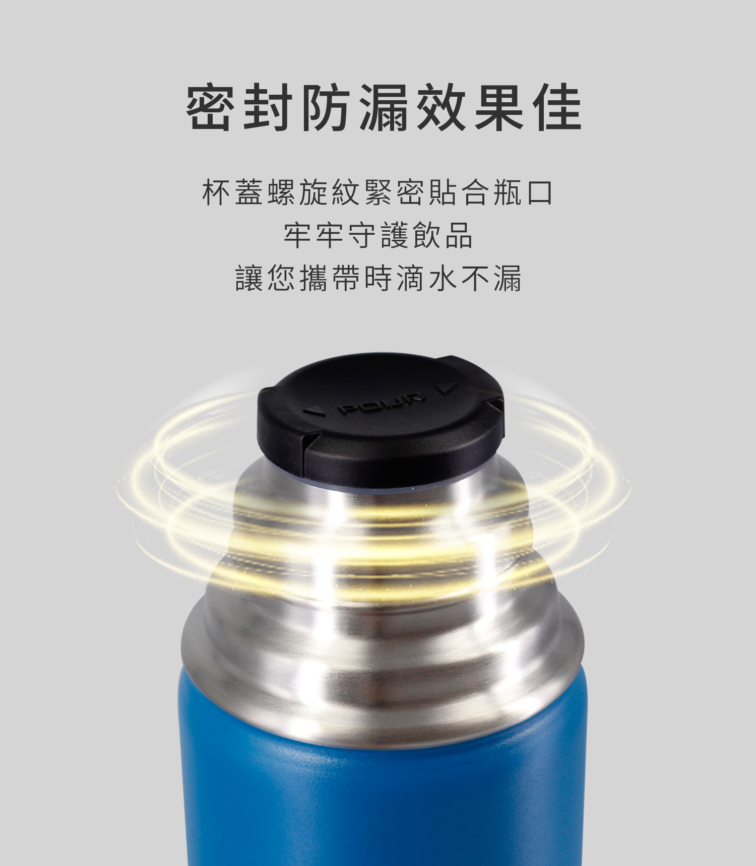 فلاسک سانتیکو مدل کولیما ظرفیت یک لیتر – Santeco Kolima Vacuum Insulated 1000 ml — تصویر ۷