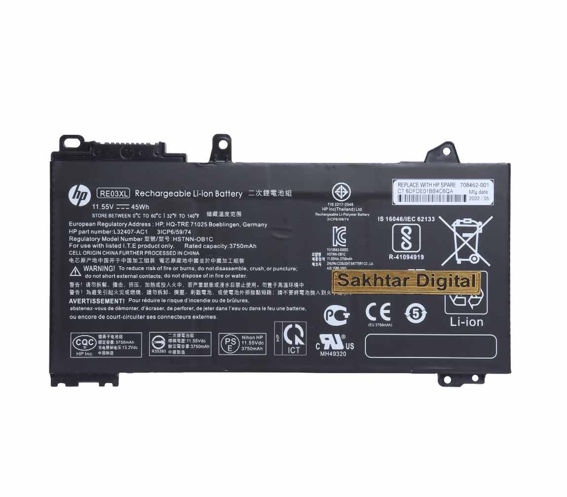 باتری اورجینال لپ تاپ اچ پی HP ProBook 430 G7 / 450 G6 — تصویر ۳
