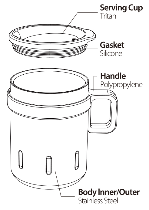 ماگ سانتکو Santeco Kemi Mug 350ml — تصویر ۵