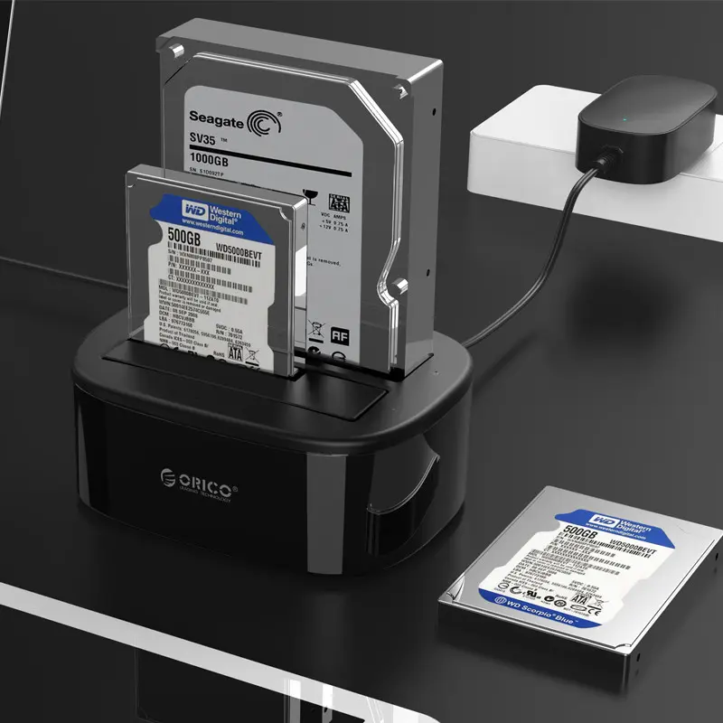 داک هارد و تبدیل SATA به USB مدل ORICO 6228US3-C — تصویر ۳