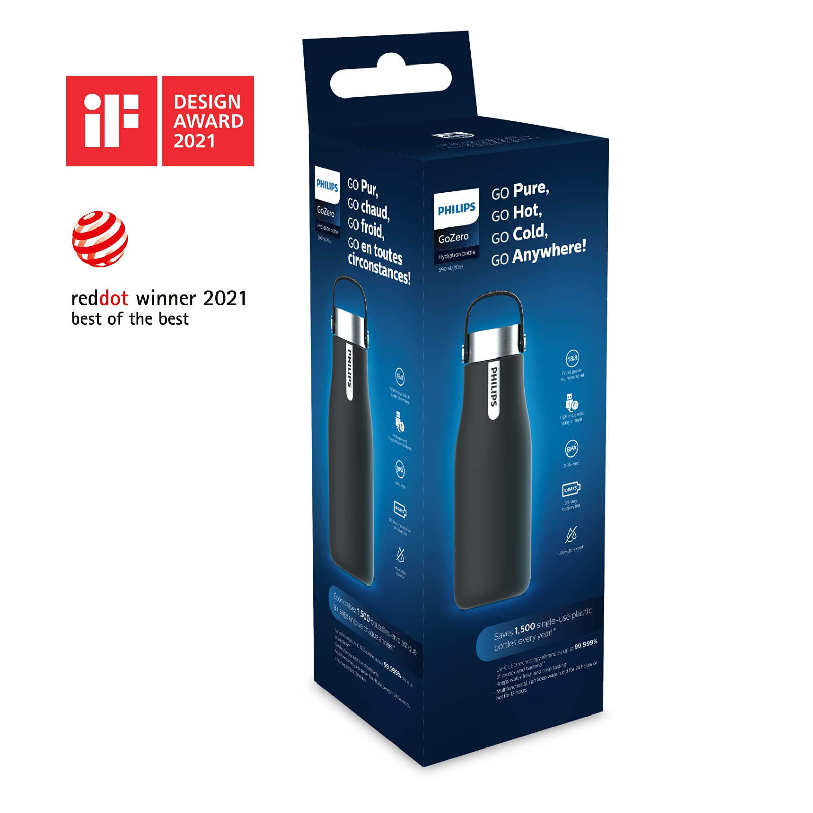 تصفیه آب شارژی فیلیپس مدل Philips GoZero — تصویر ۴