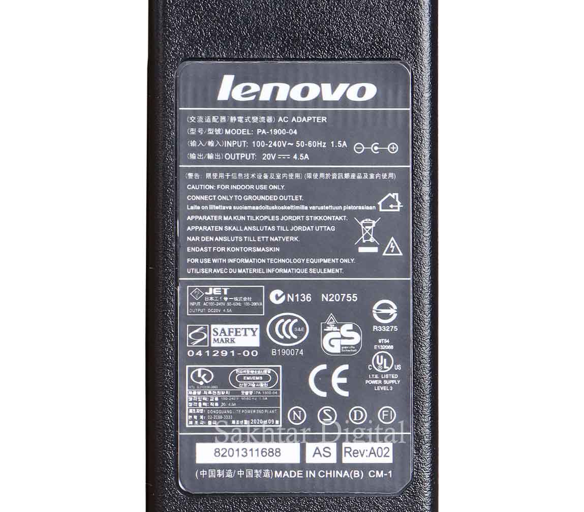 شارژر لپ تاپ لنوو Lenovo G560 / Ideapad Z510 — تصویر ۴
