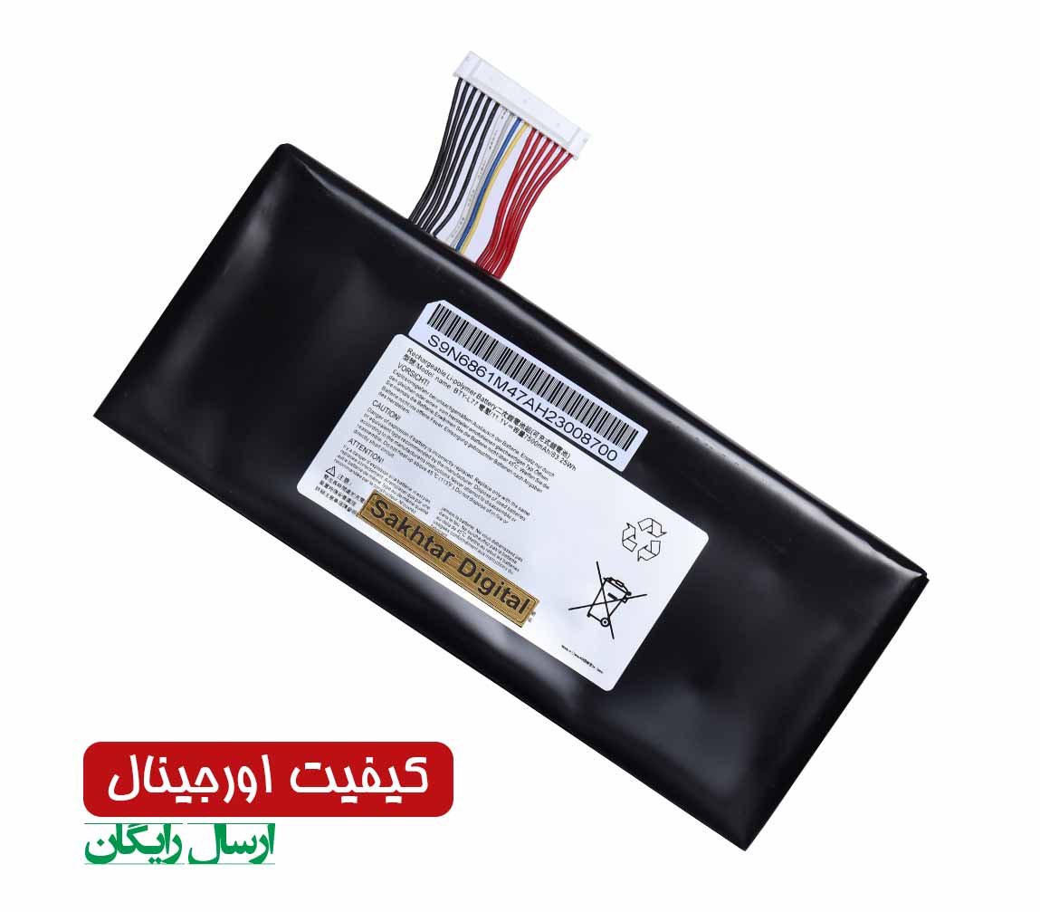 باتری اورجینال لپ تاپ ام اس آی MSI GT72 / WT72