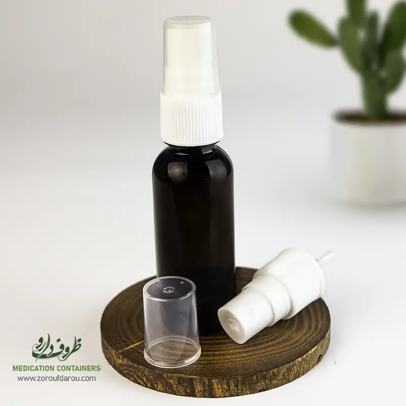 بطری پلاستیکی پت 30 سی سی گرد دهانه 18 — تصویر ۵