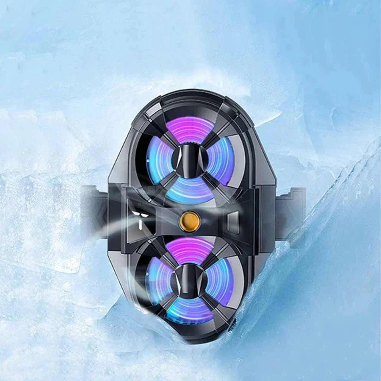 فن خنک کننده گوشی موبایل XO مدل XO-SL04 – مشکی (دارای نورپردازی RGB) — تصویر ۵