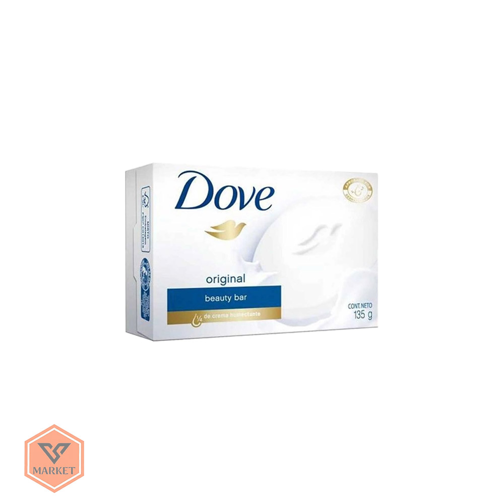 صابون زیبایی و مرطوب‌کننده داو (Dove) مدل Original وزن ۱۳۵ گرم – اورجینال وارداتی — تصویر ۳