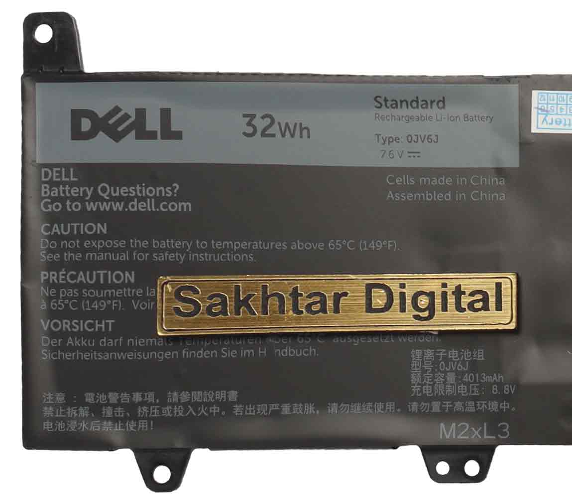 باتری اورجینال لپ تاپ دل Dell Inspiron 11 3180 / 3164 — تصویر ۵