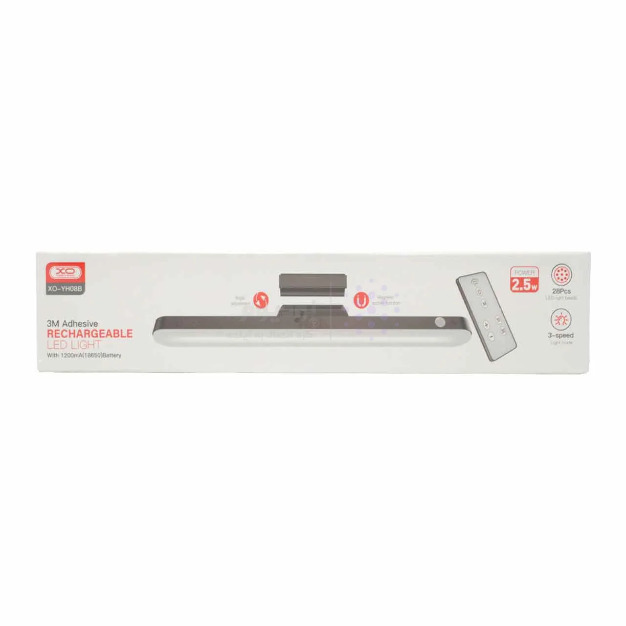 لامپ LED شارژی XO مدل XO-YH08B-مشکی (دارای ریموت کنترل) — تصویر ۴