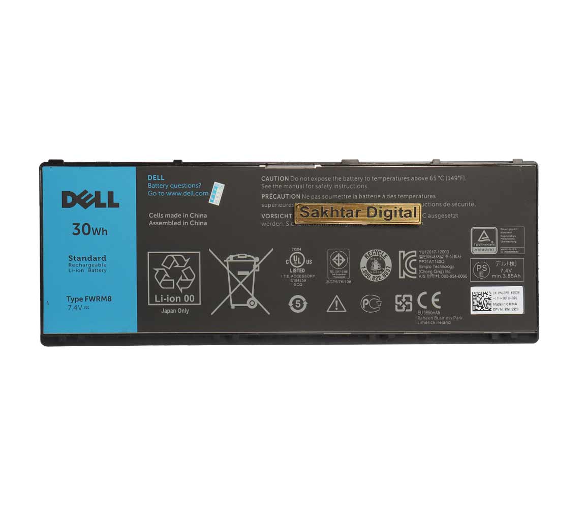 باتری اورجینال لپ تاپ دل Dell Latitude 10-ST2 — تصویر ۳
