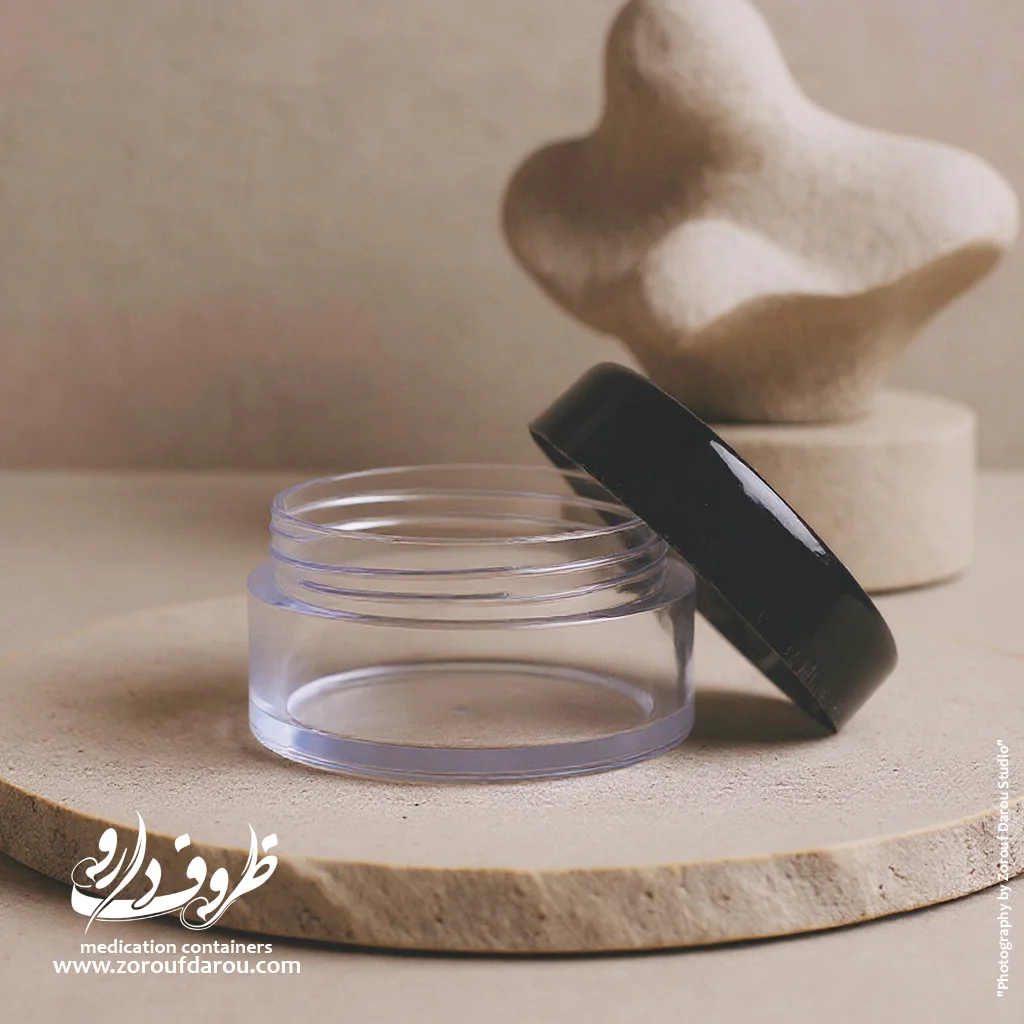 قوطی کرم کریستال 10 گرمی تخت — تصویر ۳