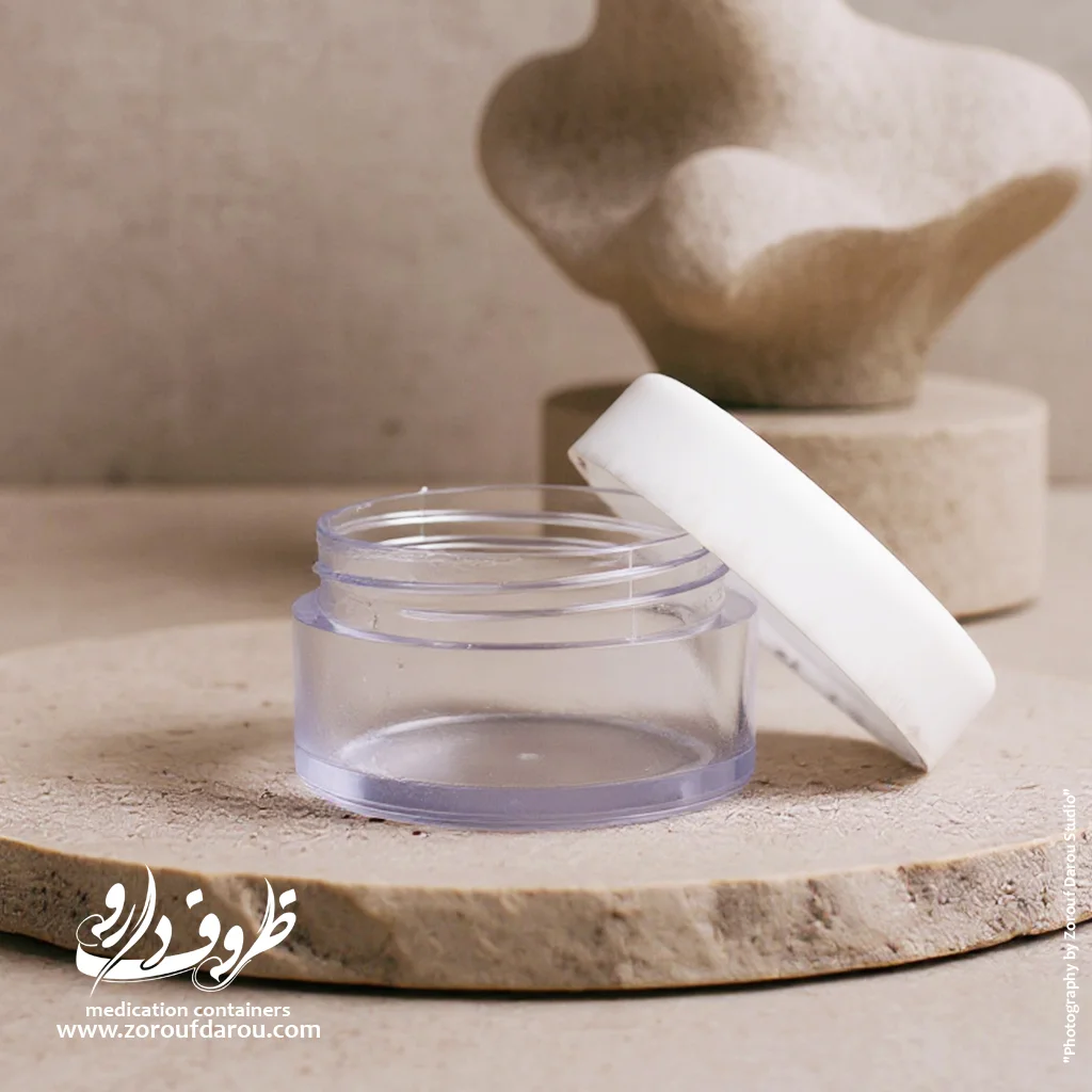 قوطی کرم کریستال 10 گرمی تخت — تصویر ۴
