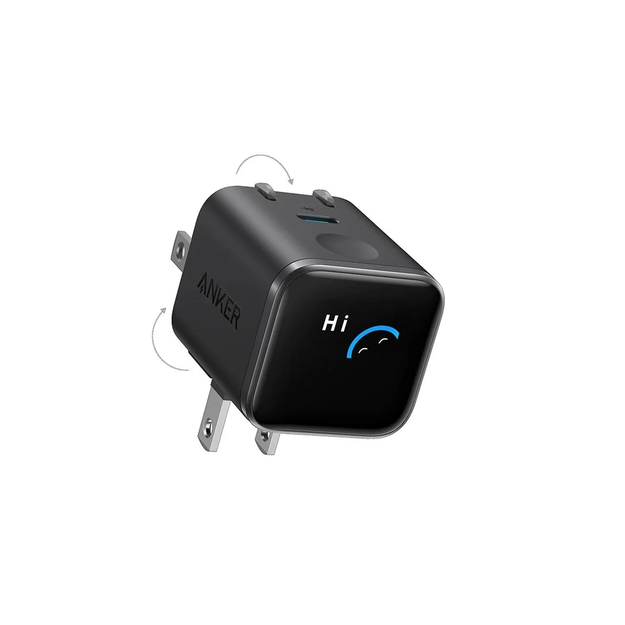 شارژر دیواری فست تک پورت ANKER مدل A121DP11 Nano Charger Foldable 180° 45W – مشکی (گارانتی 18 ماهه شرکتی)