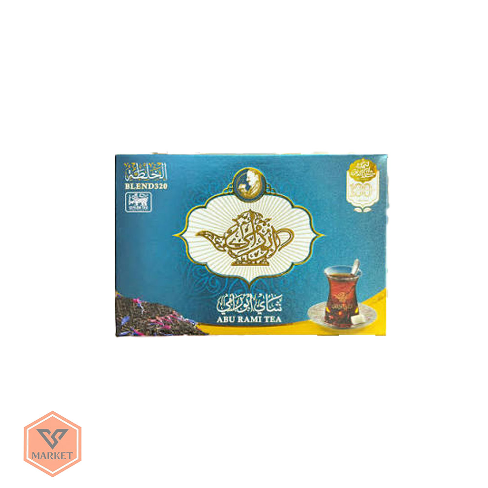 چای سیاه خالص سیلان ابو رامی مدل خلطه کد ۳۲۰ (Abu Rami Tea Blend 320) | اصالت سریلانکا 450 گرمی