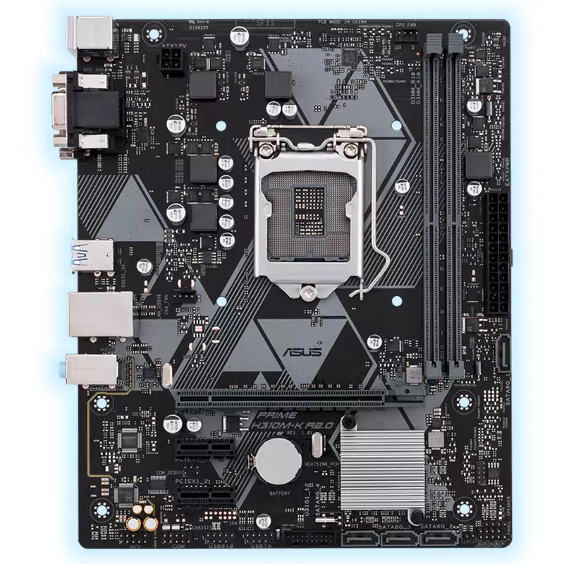 مادربرد Asus Prime H310M‑K R2.0 سوکت LGA1151