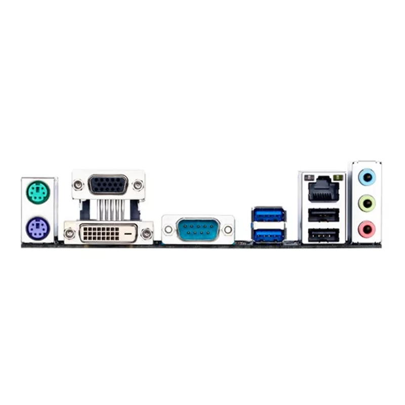 مادربرد Gigabyte GA‑H81M‑S2PV سوکت LGA1150 چیپست Intel H81 فرم فاکتور Micro‑ATX با پشتیبانی از پردازنده‌های نسل چهارم اینتل و حافظه DDR3 استوک — تصویر ۳
