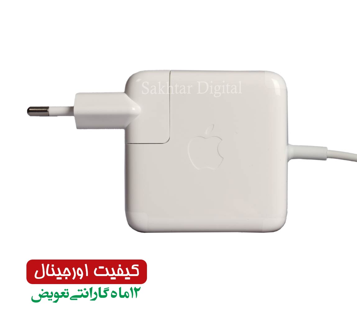 شارژر اورجینال لپ تاپ اپل Apple 14.85V 3.05A MAGSAFE2 — تصویر ۲