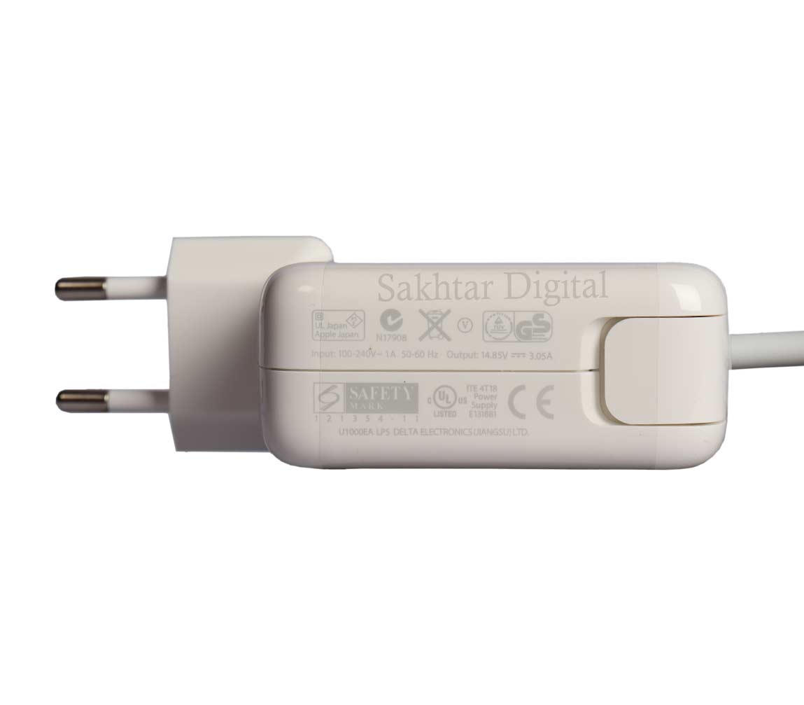 شارژر اورجینال لپ تاپ اپل Apple 14.85V 3.05A MAGSAFE2 — تصویر ۳